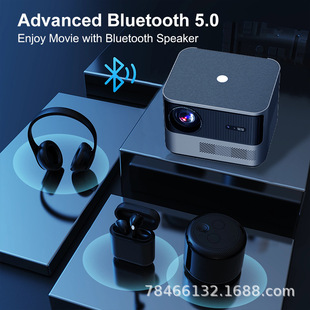 Riegel Rd-501 Export Android Dust-Free Bluetooth Wifi High-Definition Smart Projector Commercial Home Led Projection