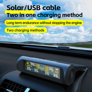 Ty01-6 Tire Pressure Monitoring Rv Tire Pressure Monitor Solar Tire Pressure Monitoring Supports Atmospheric Pressure