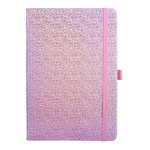 A5 Hard-faced Notebook Artistic Exquisite Strap Personality Creative Simple Small Fresh College Students Sequin Hand Book
