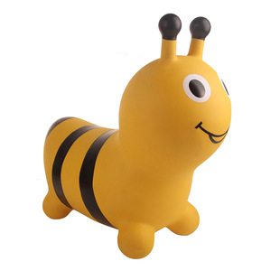 Children's inflatable toy Jumping Elf rubber horse thickened safety PVC jumping horse indoor toy stall wholesale