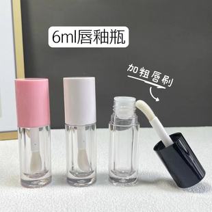 6 мл Смелый стержень для щетки Глазурь для губ Маленькая бутылка для образцов Пустая трубка Блеск для губ Губная помада в бутылках Пробная бутылка с маслом для губ