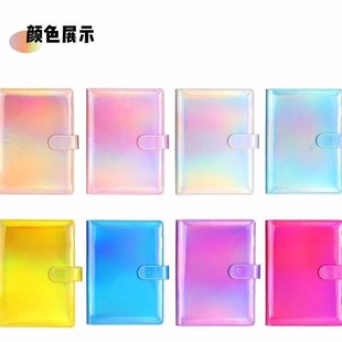Cross-border Macaron Loose-leaf A5A6 Certificate Baby Birth Certificate Storage Bag Hand Account Book Family Card Bag Girl's Heart