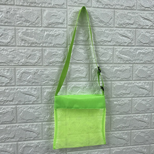 Summer children's beach bag toy storage bag sand digging tools beach bag grid small square bag cross-border wholesale