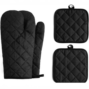 Er Lifan Anti-scald Heat Insulation Gloves High Temperature Baking Thickened Household Kitchen Microwave Oven Baking Oven Anti-scalding