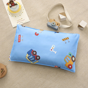 Cotton Cartoon Pillow Pillow Core Primary and Secondary School Students' Cotton Children's Pillow with Pillow Case Kindergarten 1-6-10 Years Old Pillow