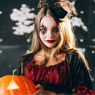 European and American Music Festival Makeup Eye Face Rhinestone Face Diamond Patch Eye Corner Eyebrow Color Diamond Jewelry Halloween Makeup Diamond