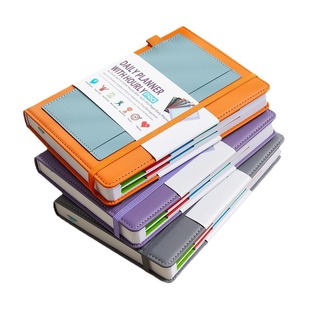 Cross-border in stock A5 no date self-filling plan book one page per day weekly monthly plan self-discipline efficiency manual notepad