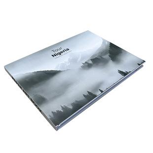 Factory new oversized decorative hard shell flip book blank page no word art illustration display book ornaments
