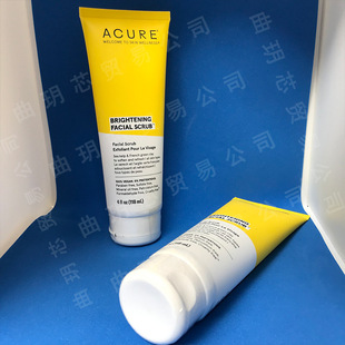 Cross-border US acure Antioxidant Chlorella Essence Cleansing Gel Facial Cleanser/Scrub 118ml