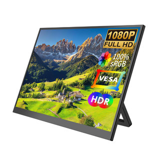 18.5inch Портативный экран HD беспроводной проекционный мобильный телефон компьютер Switch/PS4 расширенный внешний дополнительный экран