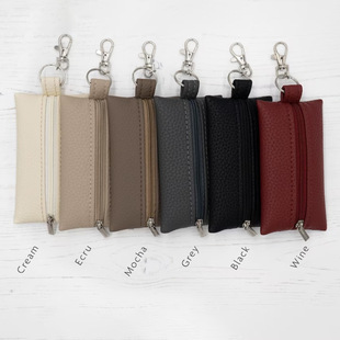 New Creative Pocket Tissue Leather Storage Bag Mini Zipper Wet Tissue Box Portable Out Coin Purse