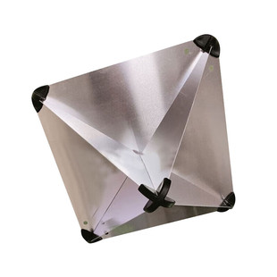 Corner Reflector Aluminum Marine Lifeboat Exercise Emergency Rescue Radar Reflector 24 "with Support