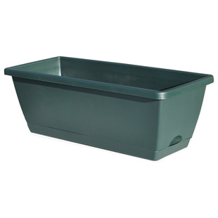 Rectangular vegetable pot family balcony vegetable artifact large Hollen long plastic flower pot factory direct wholesale