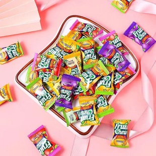 Fasimiyu 255g comprehensive fruit super fruit flavor soft leisure fruit soft candy festive candy snack snack bag batch