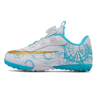 2023 new children's football shoes rotating button low-top men's and women's broken nail student sneaker youth training shoes