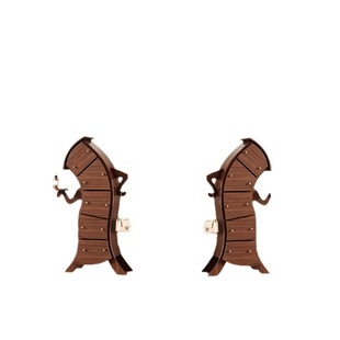 Solid Wood Fork Waist Drawer Cabinet Bedroom Storage Cabinet Robot Crooked Neck Storage Cabinet Accessible Luxury Living Room Fork Waist Chest of Drawers