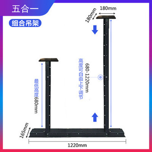 Car Wash Shop Equipment Combination Suspended Air Drum Electric Drum High Pressure Water Drum Water Air Cleaning Double Tube Foam Roll Automatic