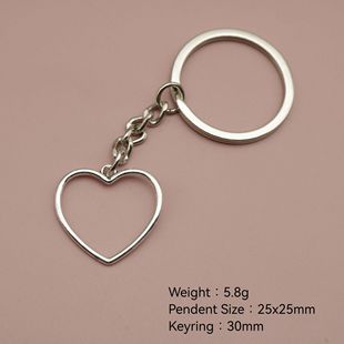 Temu AliExpress shein Xiyin Amazon Foreign Trade Explosions Jewelry Simple Love Keychain Pendant