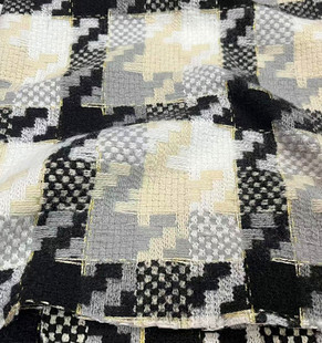 [business Collection] New Woolen Fabric Large Houndstooth Coat Clothing Fabric