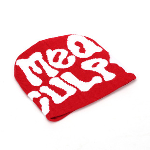 Cross-border explosions letter jacquard peas cap warm knit cap wool cap western trend men's and women's wind cap wholesale