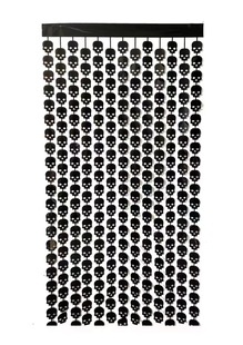 Cross-border new 1m * 2M rain silk Halloween Easter decoration party rain silk curtain Spider pumpkin head door curtain