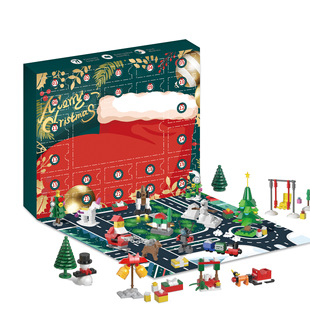 Cross-border Explosions Christmas Dinosaur Toy Countdown Calendar Blind Box Decompression Set Puzzle Surprise Hand Tear Box Gift