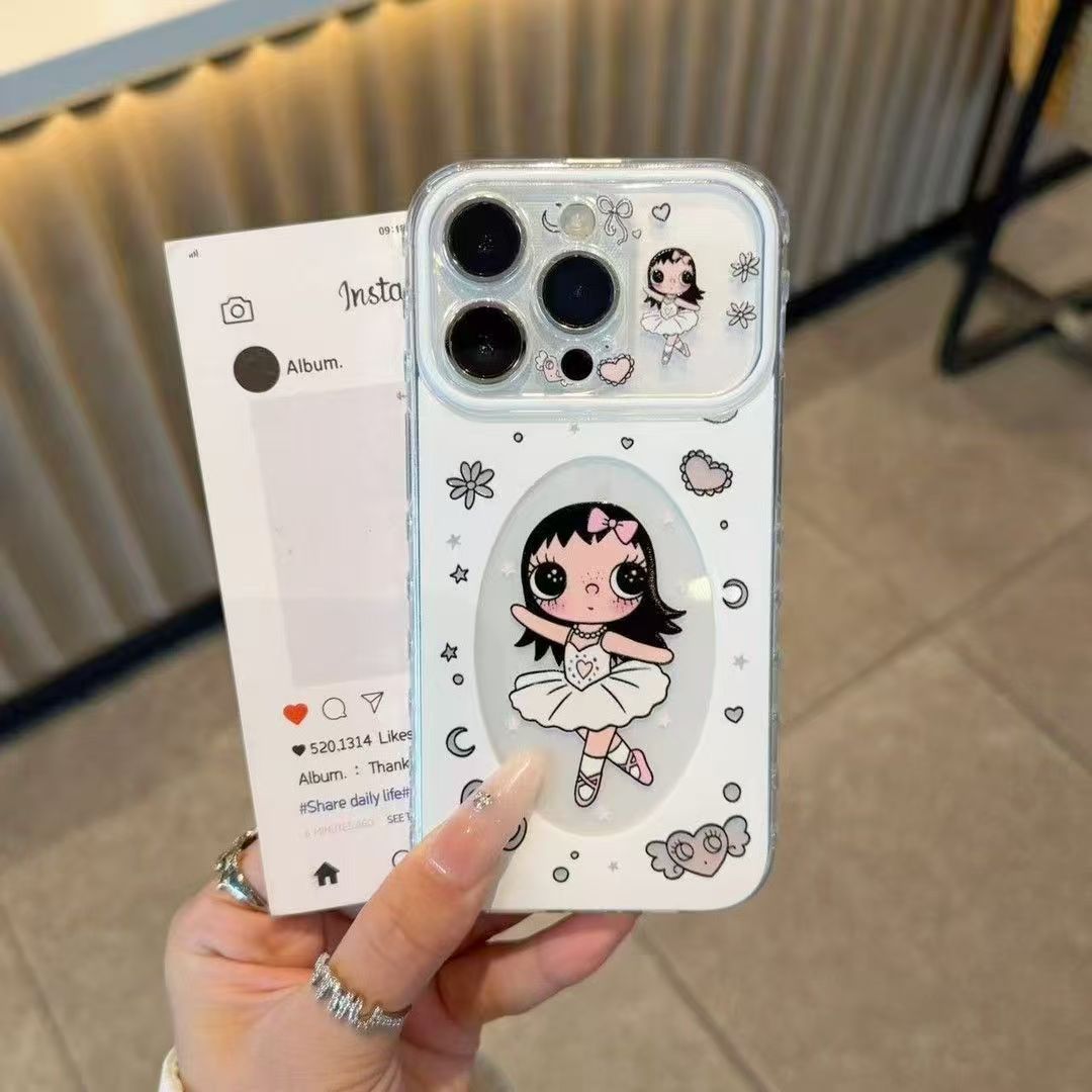 Ballet-themed Tama iPhone 17 Pro Max Case, New Style, Apple 16/15/14 Cartoon 13/12