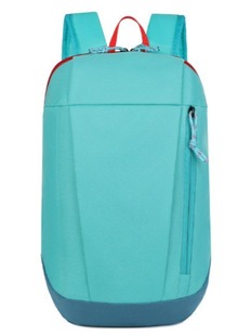 New Contrasting Color Backpack, Men's and Women's Schoolbag, Travel Mini Sports Backpack, Fashionable, Lightweight, Waterproof, Printable Lo