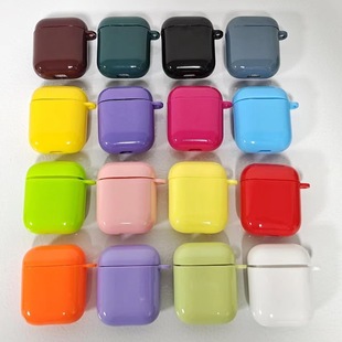 Глыстные конфеты TPU сплошной цвет pro2 наушники чехол для защиты airpods1/2/3 поколения подходит для Apple наушников
