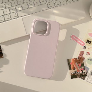 Высокое качество реального жидкого силикона iPhone 15 чехол для телефона 14promax корейский стиль 12 Расширенный 13 сплошной цвет 11