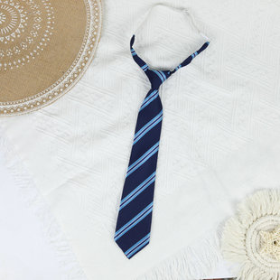 Jk Japanese Style Uniform Leather-band Free Tie Men's Bow Tie Women's All-match School Style Daily Striped Simple School Uniform