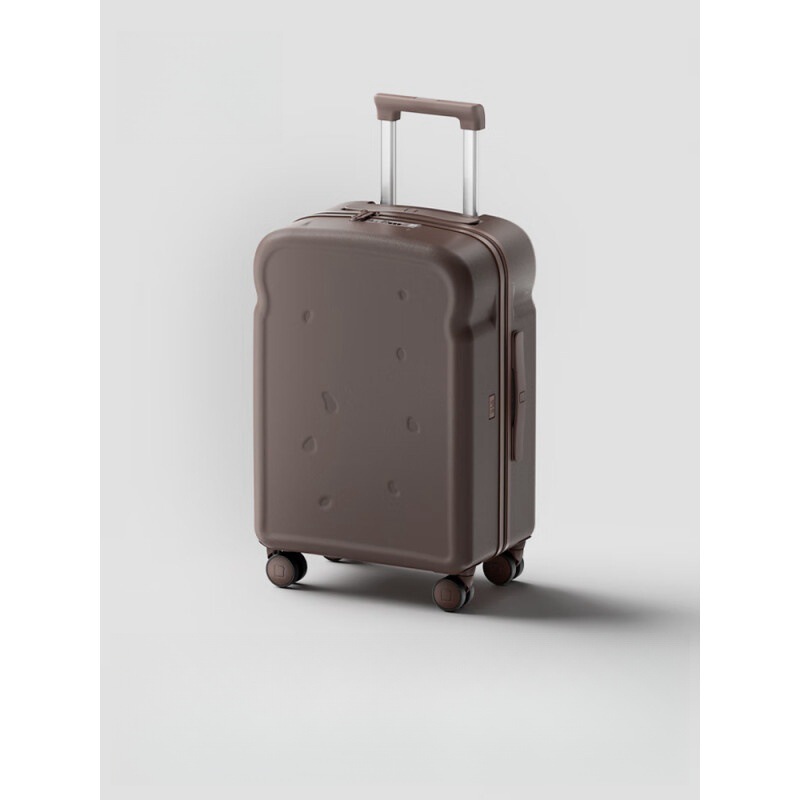 [Processing and Customization] Toast Style Suitcase Student Trolley Case for Men and Women Travel Boarding Password Box Checked