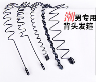 M2KA Hair Hoop Women's Internet Red Big Wave Advanced Sense Invisible Hair Clips Bangs Sports Hair Bundles Hair Hoop Wash Face Hair Belt Men