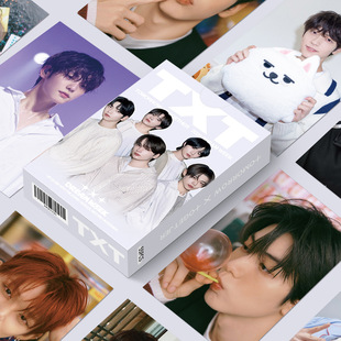 TXT Men's Team Cui Ran Jun Cui Xiubin Surrounding Three-inch Boxed 55 Small Laser Card Polar LOMO Card Gifts
