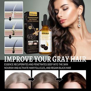 South Moon black Ganoderma lucidum white to black hair liquid hair nourishing hair care moisturizing hair repair massage essence