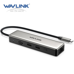 WAVLINK 100W Мощность 4K @ 60Hz HDMI3 USB3.2 Gen 2,2.5G RJ 4 порт