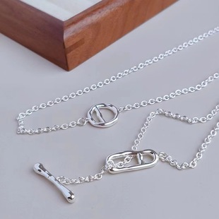 Japanese niche designer multi-wear necklace sweater chain long high-grade women's all-match clavicle chain necklace