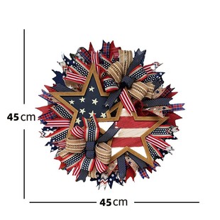 U.S. Independence Day New National Flag Hawk Billed Garath National Day Holiday Decoration Scene Arrangement Door Hanging Props