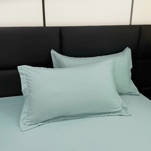 Washed Cotton Pillow Case A Pair of Household New Double Pillow Case Student Single Pillow Core Liner Case Single Pack