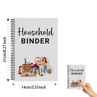 Трансграничный новый план семьи Household Binder, Home Management Binder,