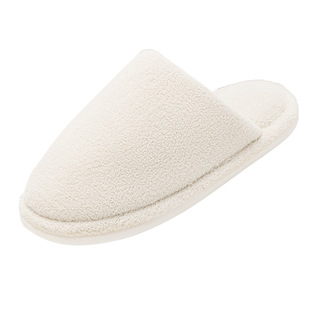 Light Plate Cotton Slippers Women's Winter 2024 New Indoor Home Warm Plush Slippers Household Men's Autumn and Winter