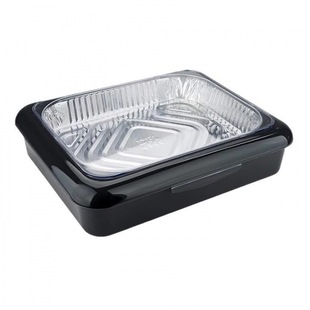 2 in 1 foil Fancy panz Outdoor Tin foil Tray Crisper Picnic Plate Tin foil Insulation Preservation Bowl