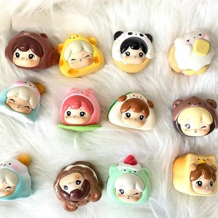 Genuine rice baking workshop series blind box tide play hand-made cute cute mini doll doll wholesale whole box