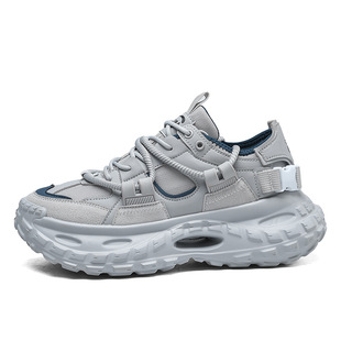 Cross-border 2025 Spring Men's Mesh Thick Bottom Increased Torre Shoes Fashion Breathable sneaker Trendy Casual Men's Shoes
