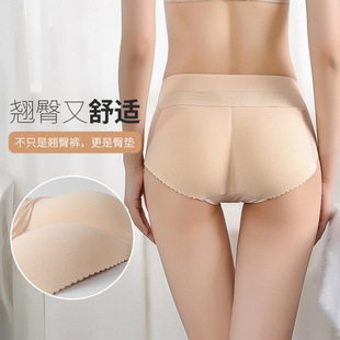 Fake ass hip panties women's seamless peach hip beautiful hip plump hip hip plus padded hip padded thick hip artifact