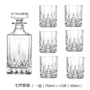 [6 pC] heat-resistant transparent glass glass household glass juice glass beer wine whiskey cup mouthwash