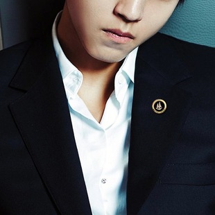 Smooth Sailing Men's Brooch High-end Suit Corsage Business Collar Pin Navy Style Badge Badge