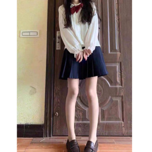 Internet Celebrity Stockings Women's Autumn Pantyhose Base Layer Stockings Ultra-Thin Bare-Leg Effect Magic Can Be Cut Freely Anti-Snagging Jk Plus Size Black Stockings Flight Attendant
