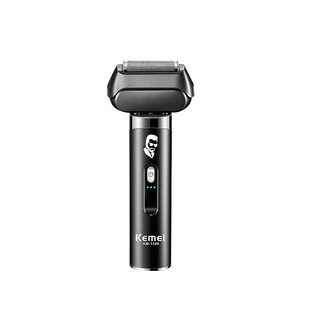 KEMEI cross-border floating veneer electric shaver full body waterproof self-built trimmer fast charging razor