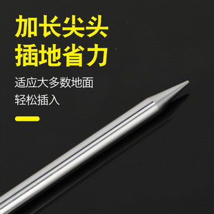 Factory supply metal removable ground plug fishing umbrella stable sun umbrella ground plug fishing gear fixed detachable ground plug